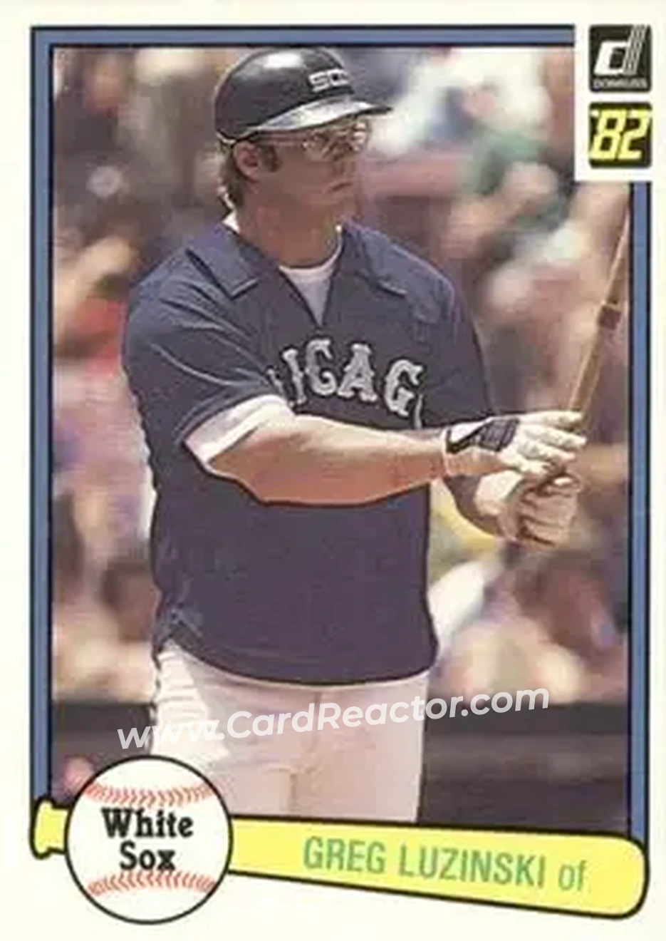 1982 Donruss #193 - Greg Luzinski - Chicago White Sox - Front