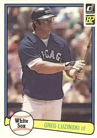 1982 Donruss #193 - Greg Luzinski - Chicago White Sox