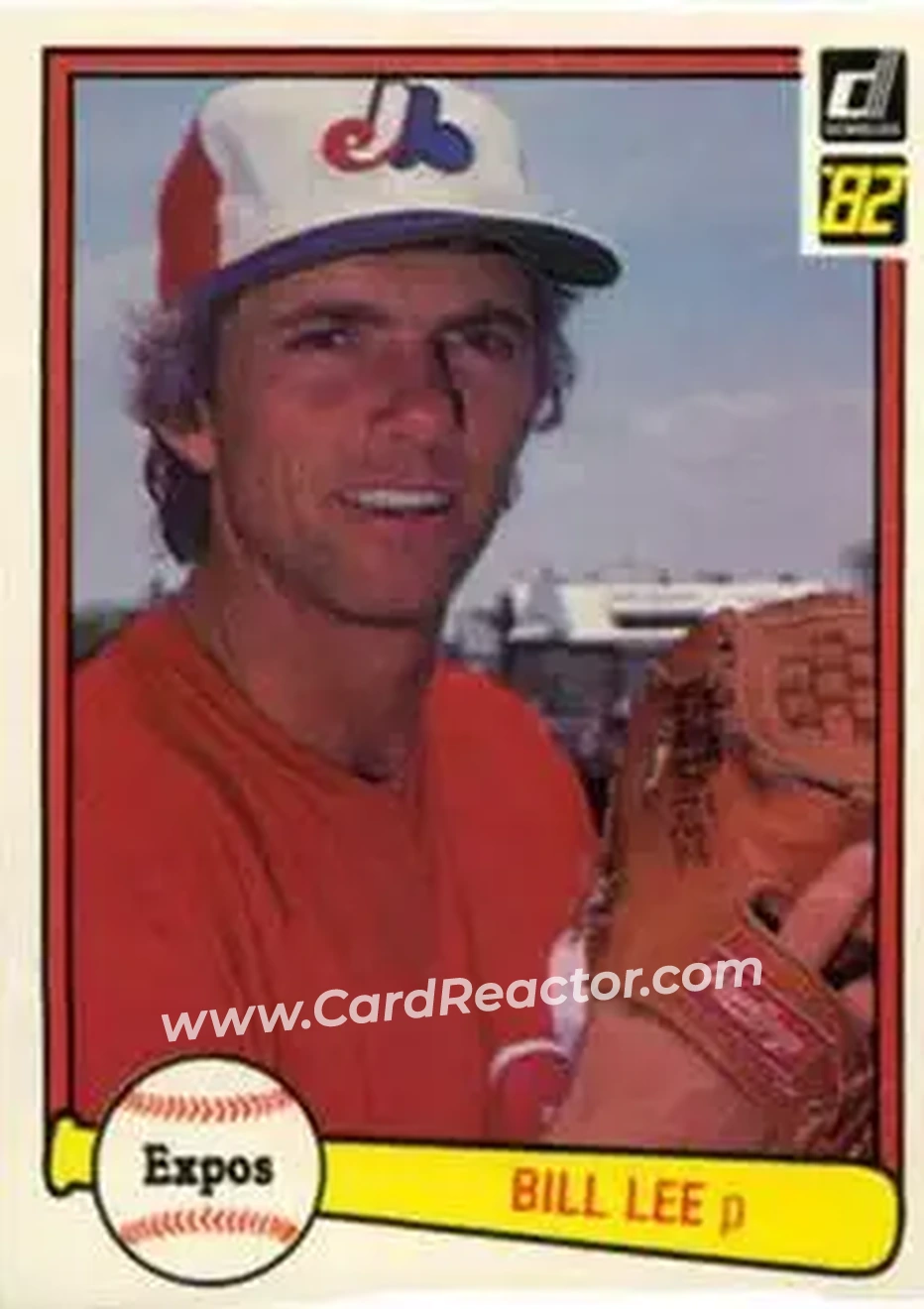 1982 Donruss #194 - Bill Lee - Montreal Expos - Front 1982 Donruss #194 - Bill Lee - Montreal Expos - Front