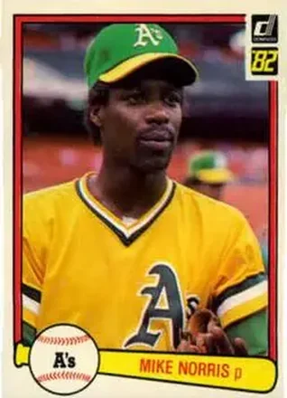 1982 Donruss #197 - Mike Norris - Oakland Athletics 1982 Donruss #197 - Mike Norris - Oakland Athletics