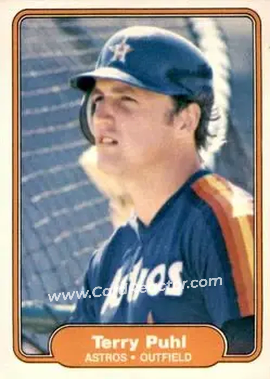 1982 Fleer #223 - Terry Puhl - Houston Astros - Front