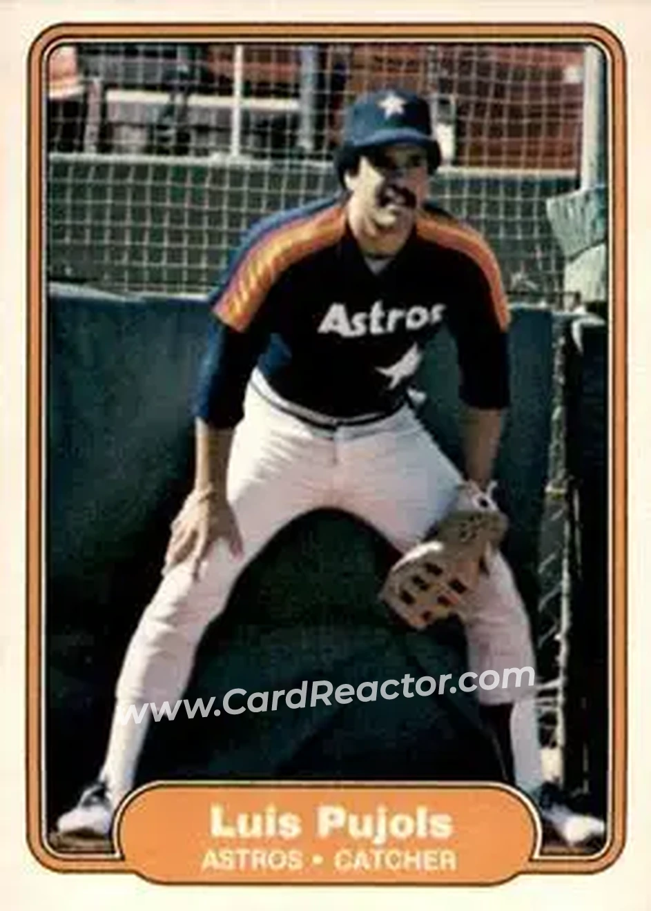 1982 Fleer #224 - Luis Pujols - Houston Astros - Front
