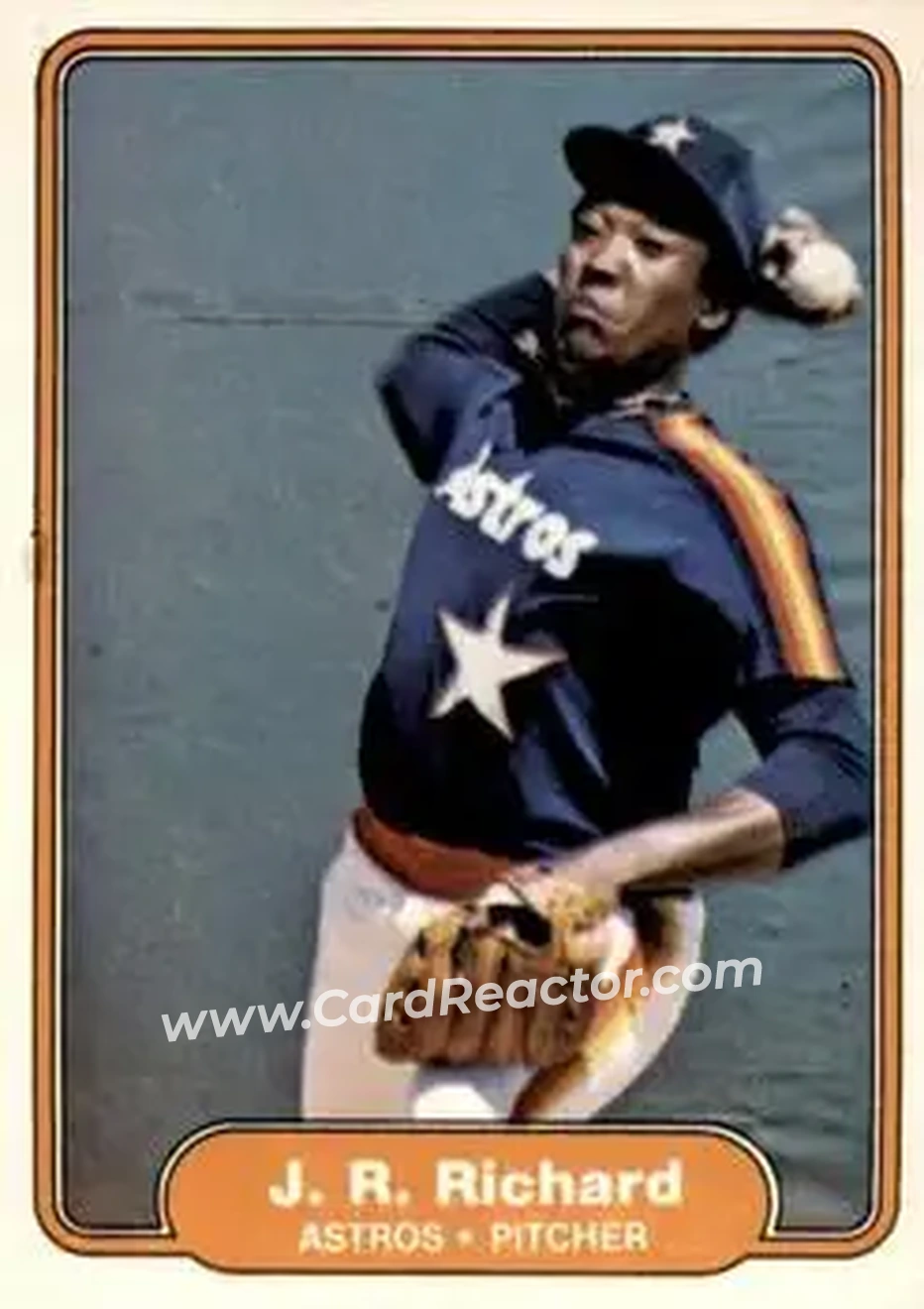 1982 Fleer #226 - J.R. Richard - Houston Astros - Front