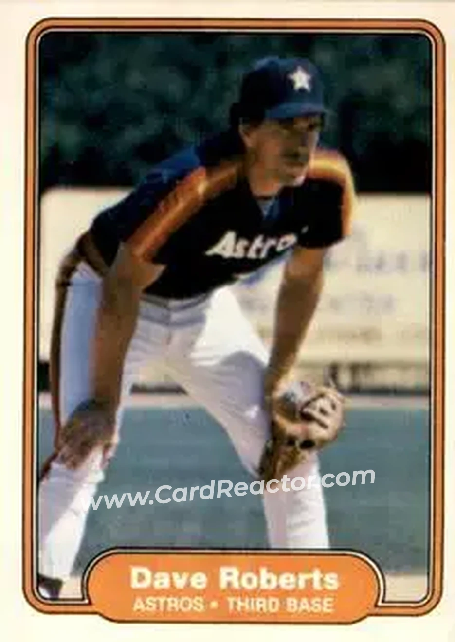 1982 Fleer #227 - Dave Roberts - Houston Astros - Front