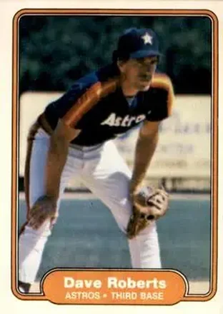 1982 Fleer #227 - Dave Roberts - Houston Astros