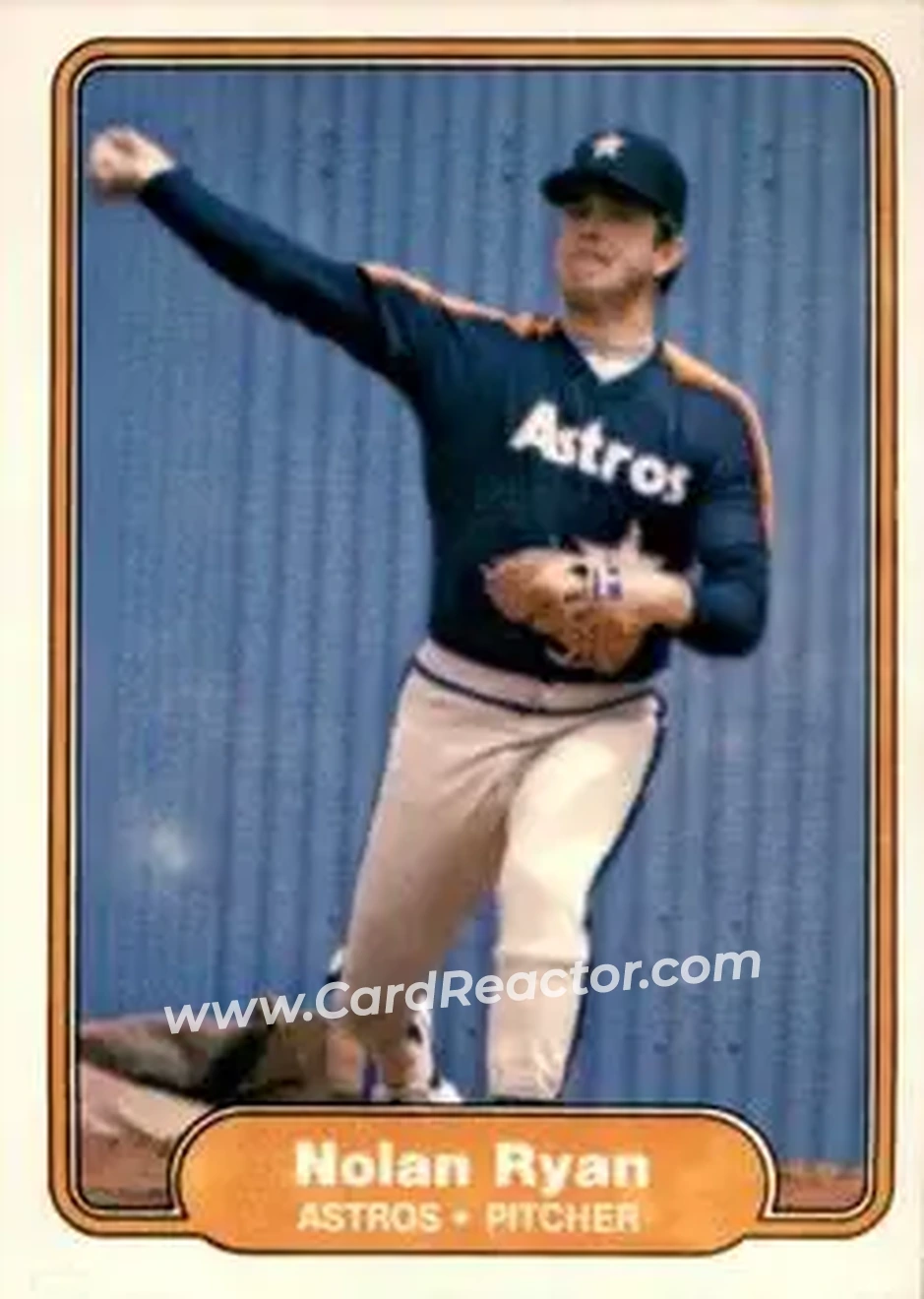 1982 Fleer #229 - Nolan Ryan - Houston Astros - Front