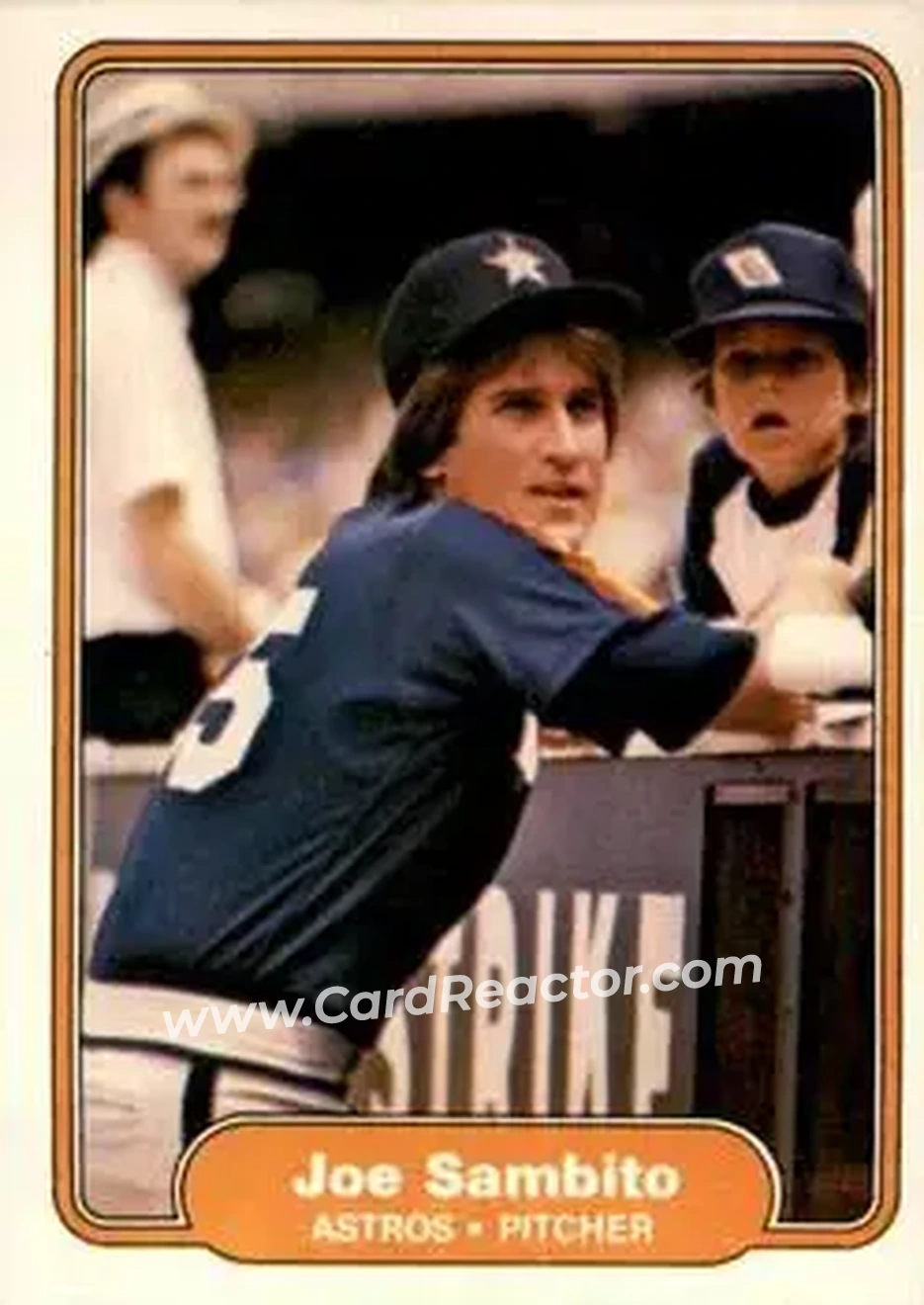 1982 Fleer #230 - Joe Sambito - Houston Astros - Front
