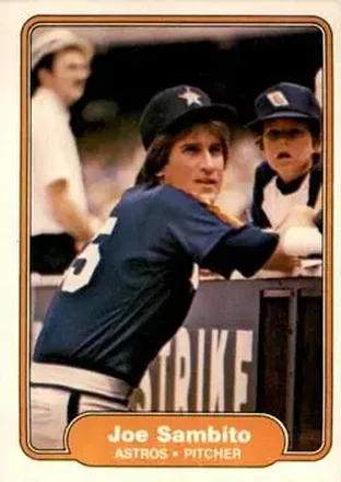 1982 Fleer #230 - Joe Sambito - Houston Astros