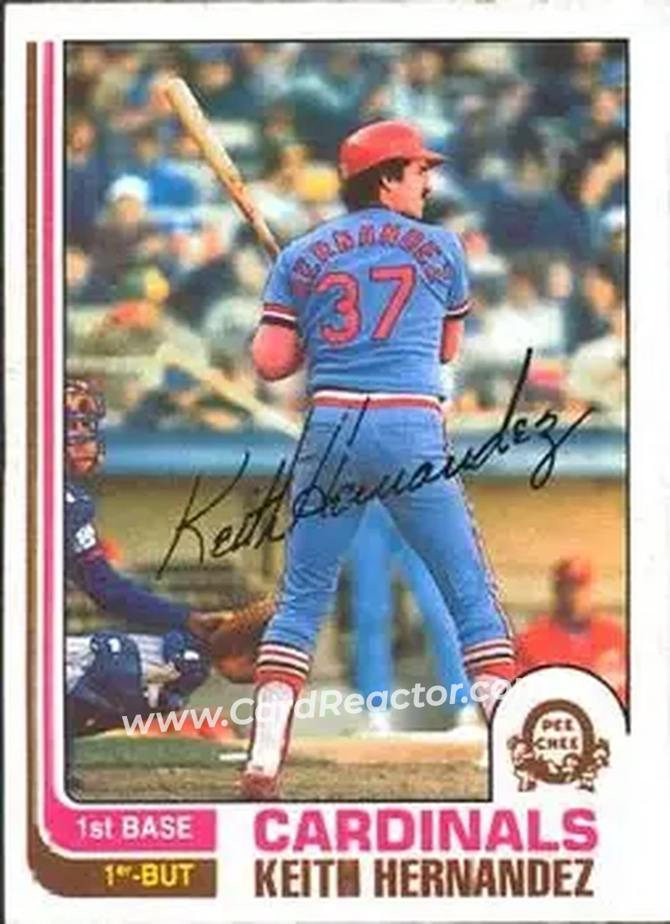1982 O-Pee-Chee #210 - Keith Hernandez - St. Louis Cardinals - Front
