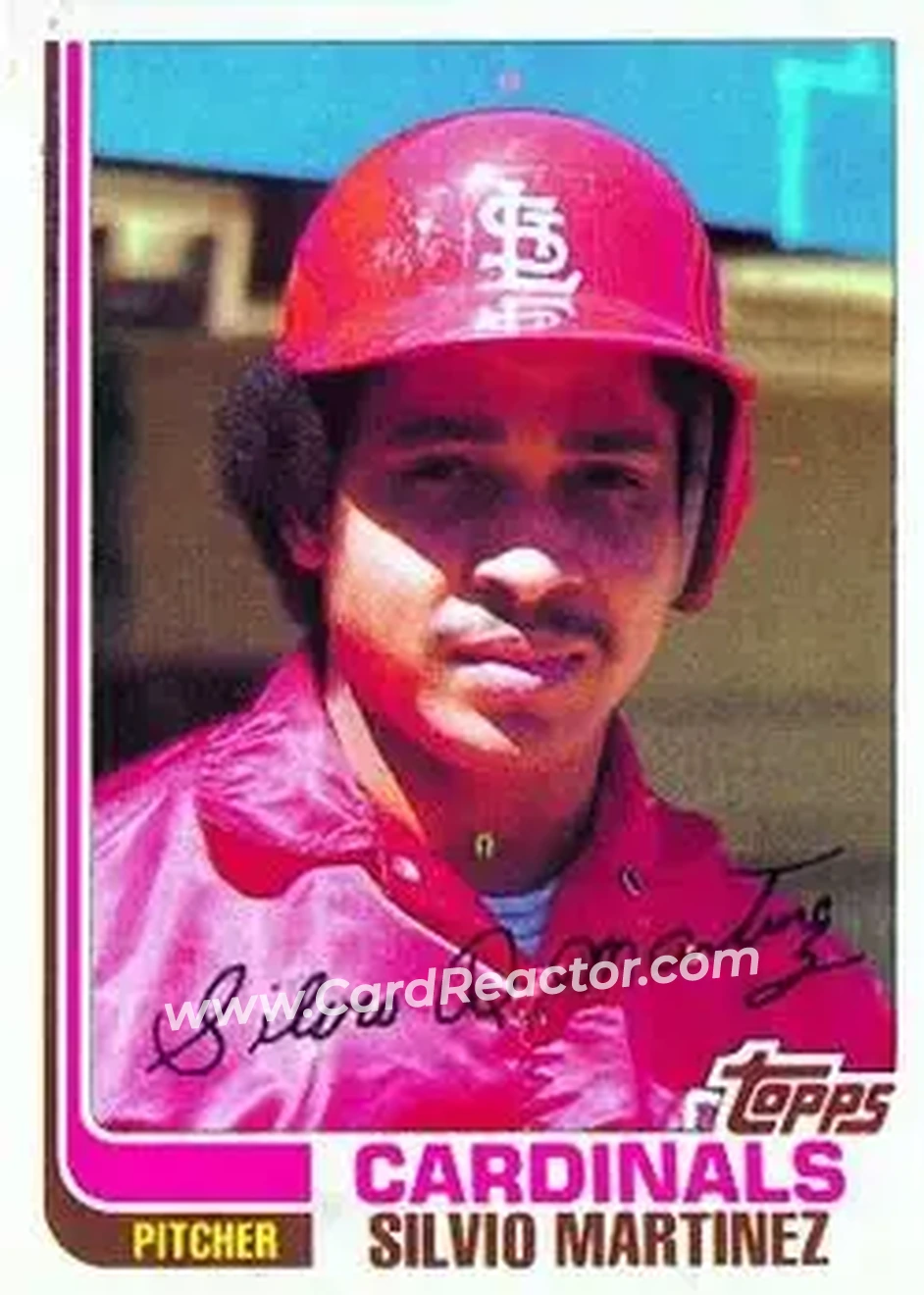 1982 Topps #181 - Silvio Martinez - St. Louis Cardinals - Front