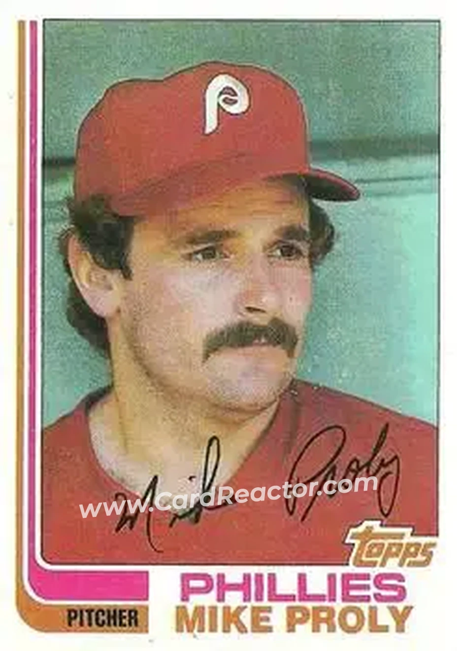 1982 Topps #183 - Mike Proly - Philadelphia Phillies - Front