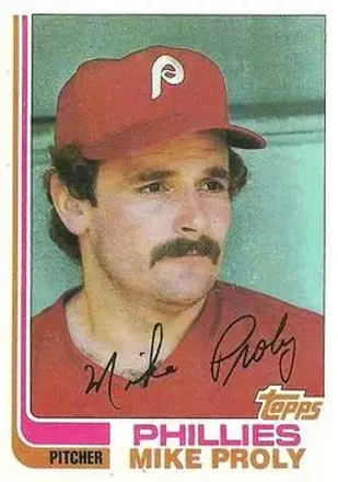 1982 Topps #183 - Mike Proly - Philadelphia Phillies
