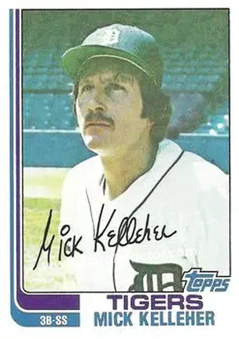 1982 Topps #184 - Mick Kelleher - Detroit Tigers - Front