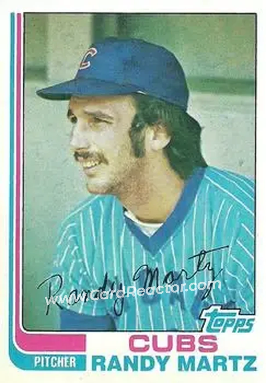 1982 Topps #188 - Randy Martz - Chicago Cubs - Front