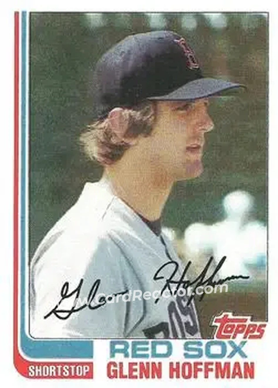 1982 Topps #189 - Glenn Hoffman - Boston Red Sox - Front