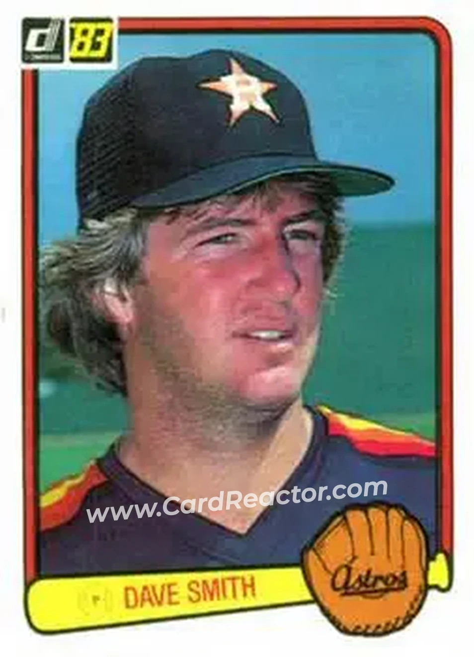 1983 Donruss #370 - Dave Smith - Houston Astros - Front