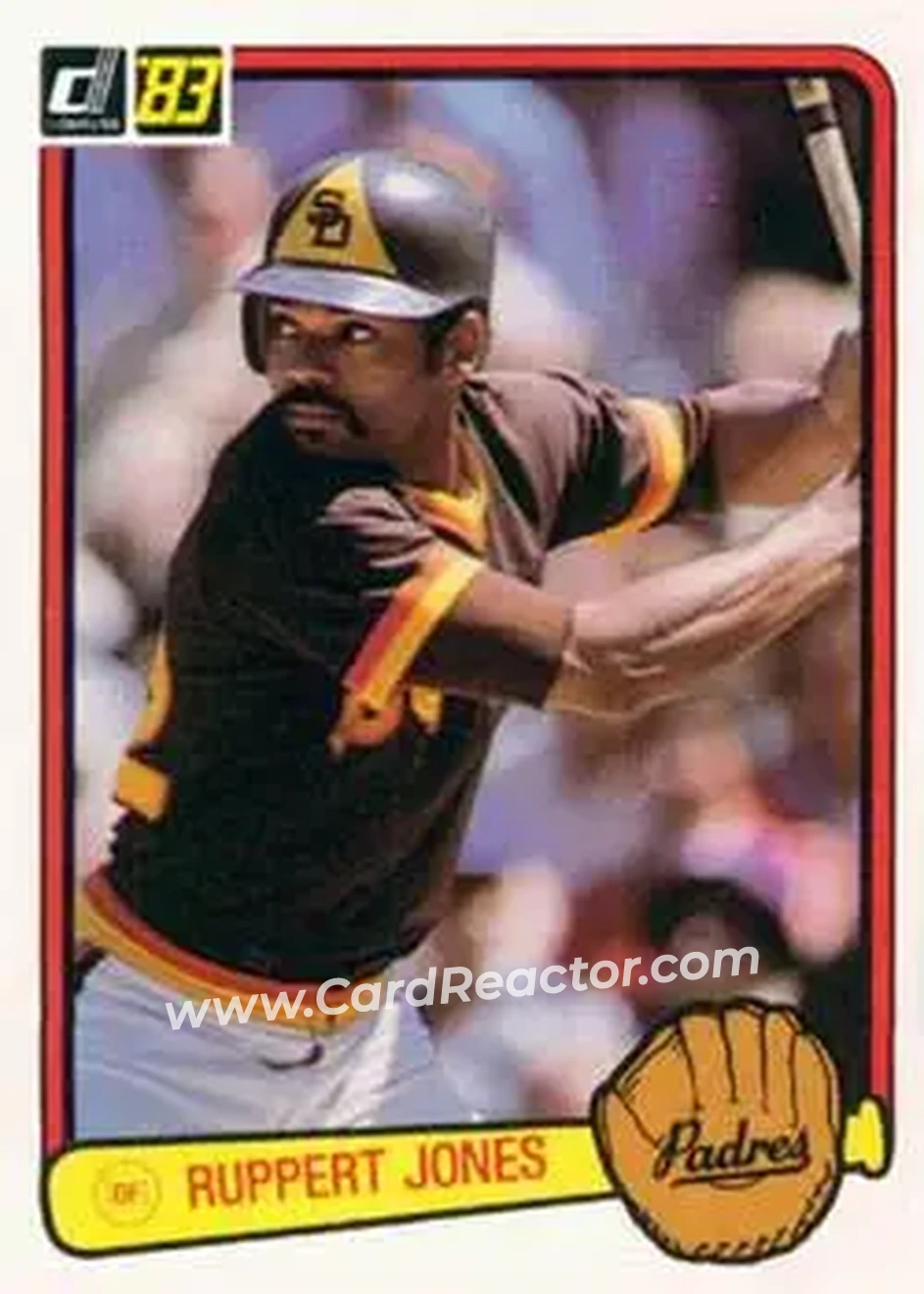 1983 Donruss #373 - Ruppert Jones - San Diego Padres - Front