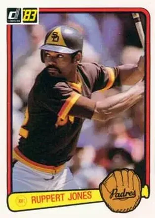 1983 Donruss #373 - Ruppert Jones - San Diego Padres