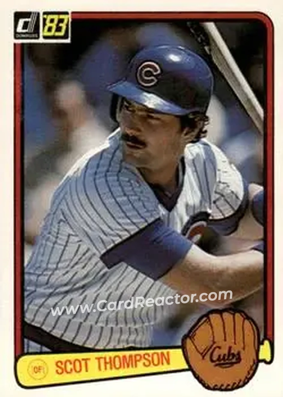 1983 Donruss #378 - Scot Thompson - Chicago Cubs - Front