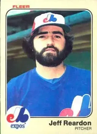 1983 Fleer #293 - Jeff Reardon - Montreal Expos 1983 Fleer #293 - Jeff Reardon - Montreal Expos