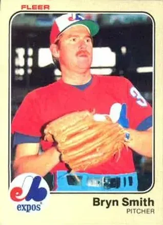 1983 Fleer #297 - Bryn Smith - Montreal Expos 1983 Fleer #297 - Bryn Smith - Montreal Expos