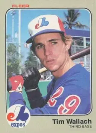1983 Fleer #299 - Tim Wallach - Montreal Expos