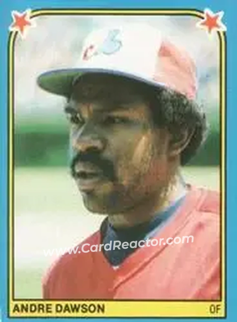 1983 Fleer Star Stickers #264 - Andre Dawson - Montreal Expos - Front 1983 Fleer Star Stickers #264 - Andre Dawson - Montreal Expos - Front