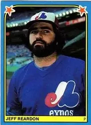 1983 Fleer Star Stickers #267 - Jeff Reardon - Montreal Expos 1983 Fleer Star Stickers #267 - Jeff Reardon - Montreal Expos