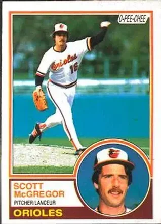 1983 O-Pee-Chee #216 - Scott McGregor - Baltimore Orioles