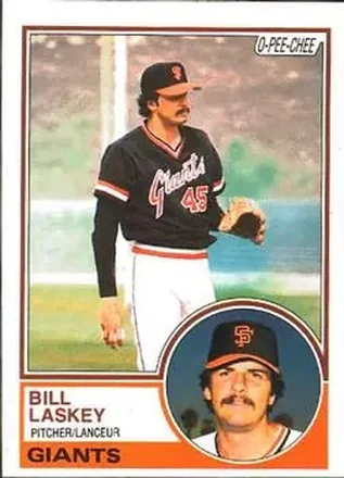 1983 O-Pee-Chee #218 - Bill Laskey - San Francisco Giants 1983 O-Pee-Chee #218 - Bill Laskey - San Francisco Giants