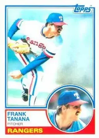 1983 Topps #272 - Frank Tanana - Texas Rangers 1983 Topps #272 - Frank Tanana - Texas Rangers