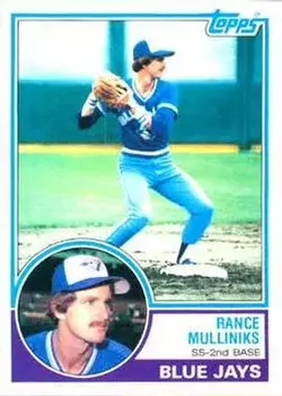 1983 Topps #277 - Rance Mulliniks - Toronto Blue Jays 1983 Topps #277 - Rance Mulliniks - Toronto Blue Jays