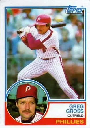 1983 Topps #279 - Greg Gross - Philadelphia Phillies 1983 Topps #279 - Greg Gross - Philadelphia Phillies
