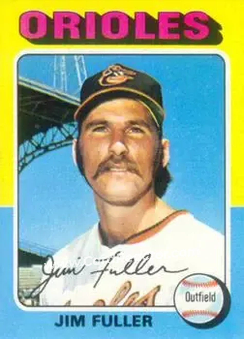 1975 Topps #594 - Jim Fuller - Baltimore Orioles - Front 1975 Topps #594 - Jim Fuller - Baltimore Orioles - Front