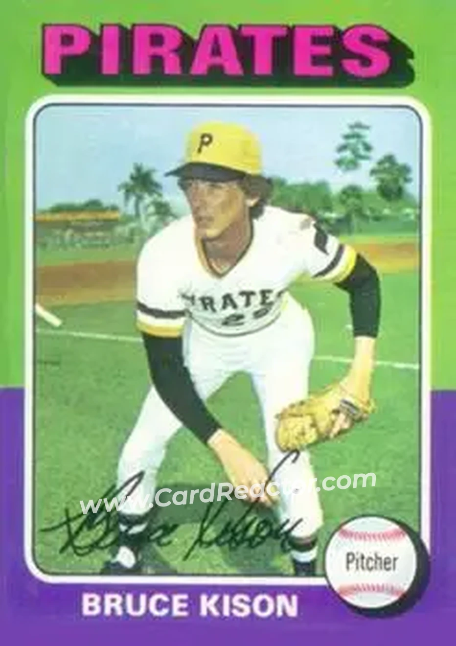 1975 Topps #598 - Bruce Kison - Pittsburgh Pirates - Front 1975 Topps #598 - Bruce Kison - Pittsburgh Pirates - Front