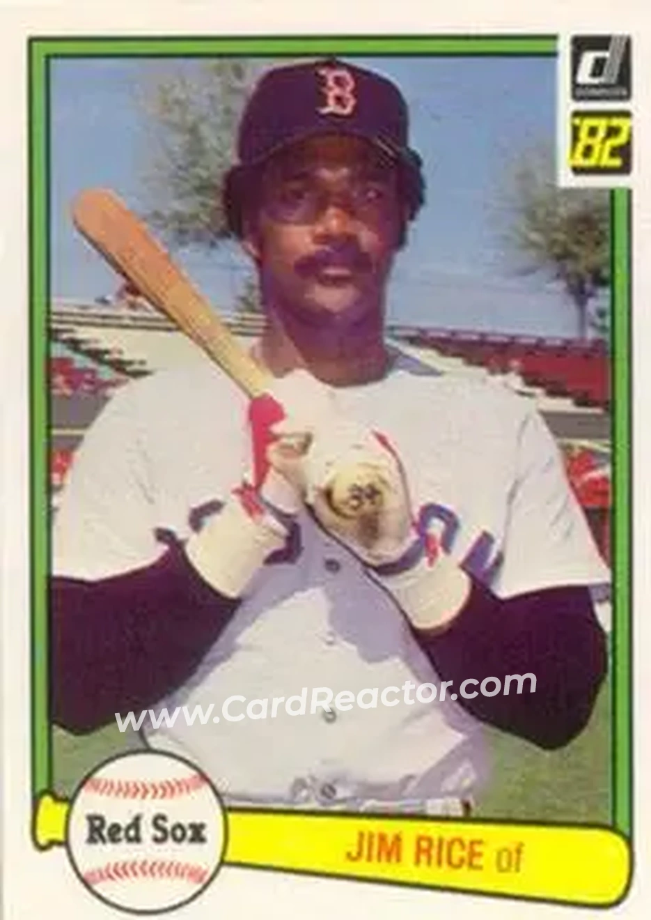 1982 Donruss #200 - Jim Rice - Boston Red Sox - Front