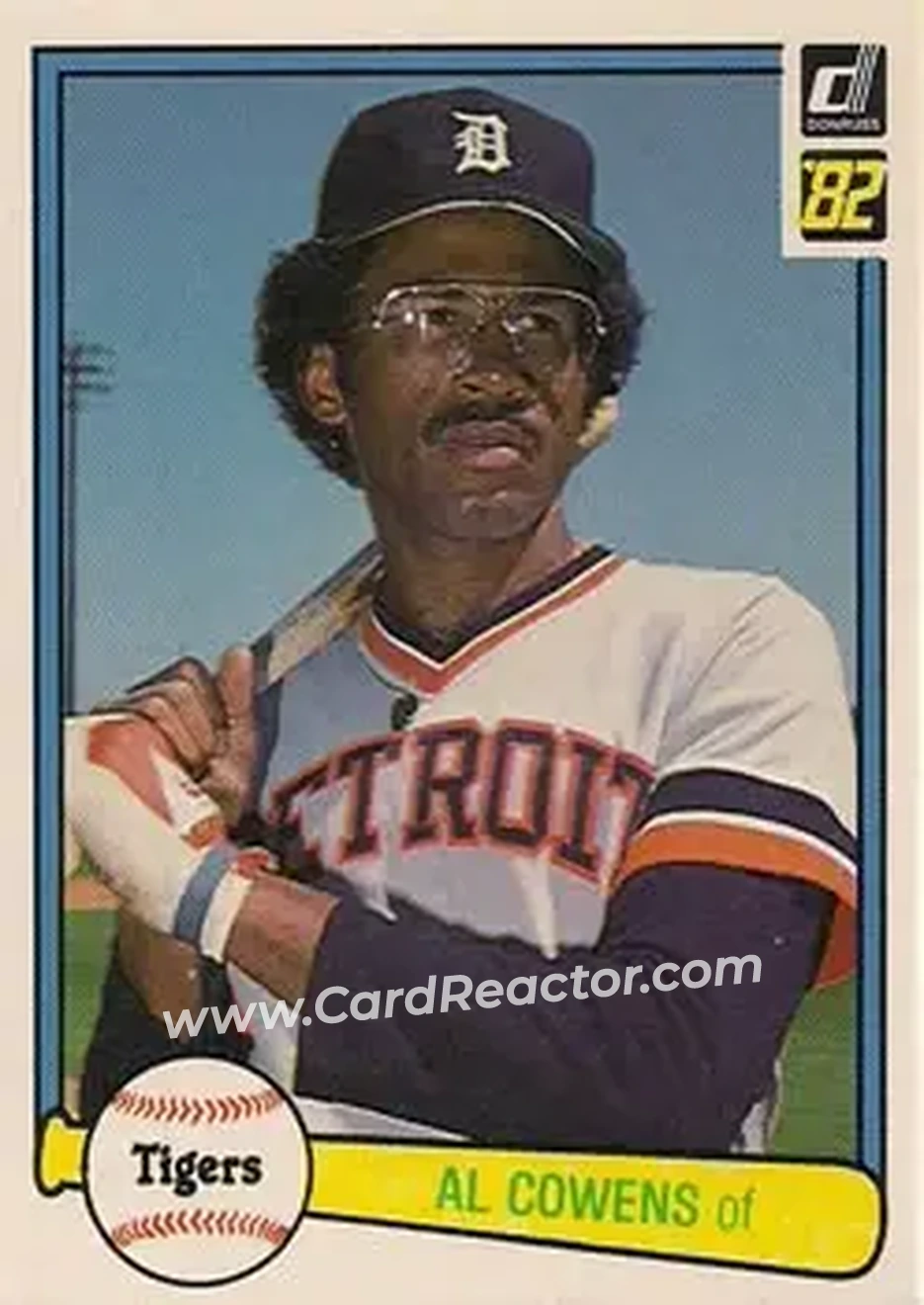 1982 Donruss #207 - Al Cowens - Detroit Tigers - Front