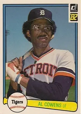 1982 Donruss #207 - Al Cowens - Detroit Tigers 1982 Donruss #207 - Al Cowens - Detroit Tigers