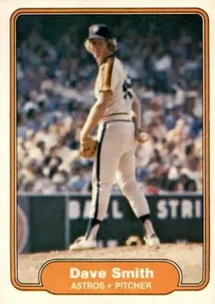 1982 Fleer #232 - Dave Smith - Houston Astros