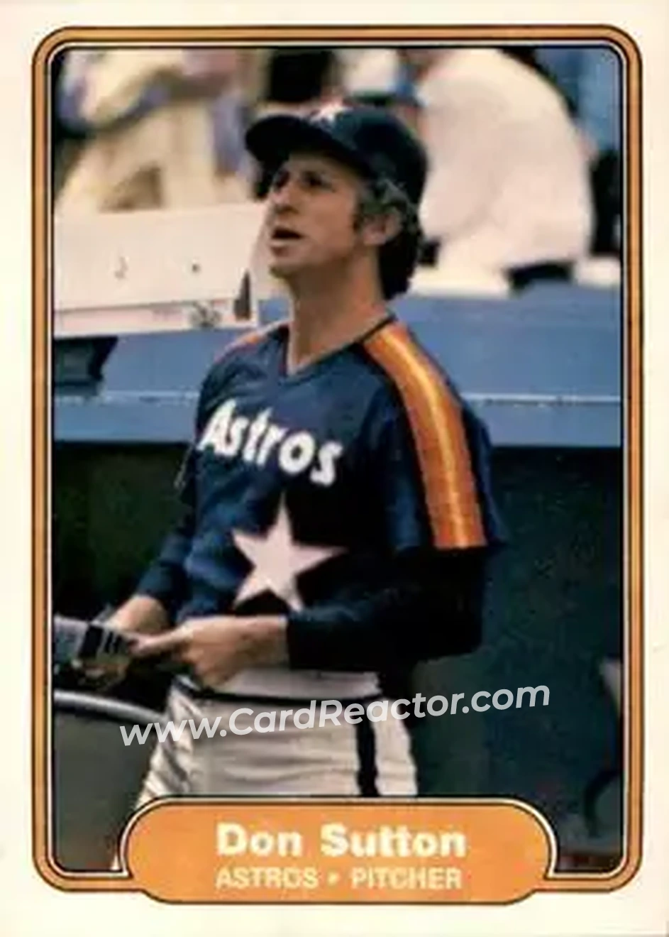 1982 Fleer #234 - Don Sutton - Houston Astros - Front