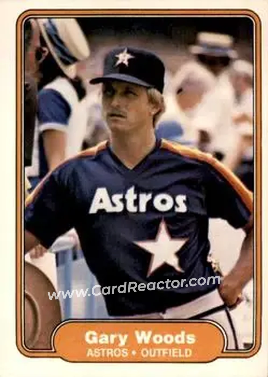 1982 Fleer #237 - Gary Woods - Houston Astros - Front