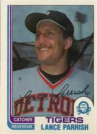 1982 O-Pee-Chee #214 - Lance Parrish - Detroit Tigers