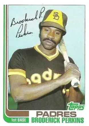 1982 Topps #192 - Broderick Perkins - San Diego Padres