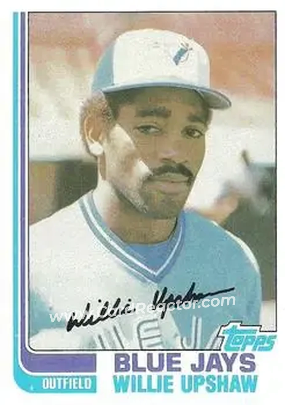 1982 Topps #196 - Willie Upshaw - Toronto Blue Jays - Front