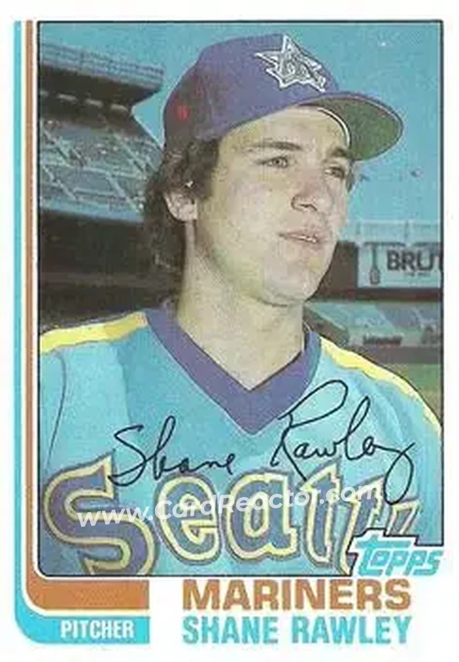 1982 Topps #197 - Shane Rawley - Seattle Mariners - Front