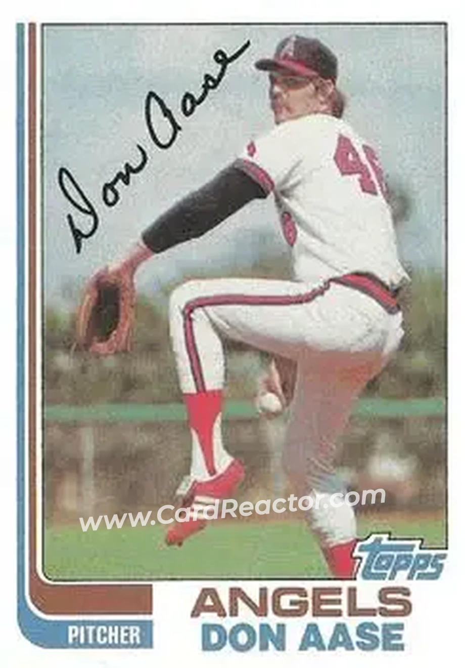 1982 Topps #199 - Don Aase - California Angels - Front