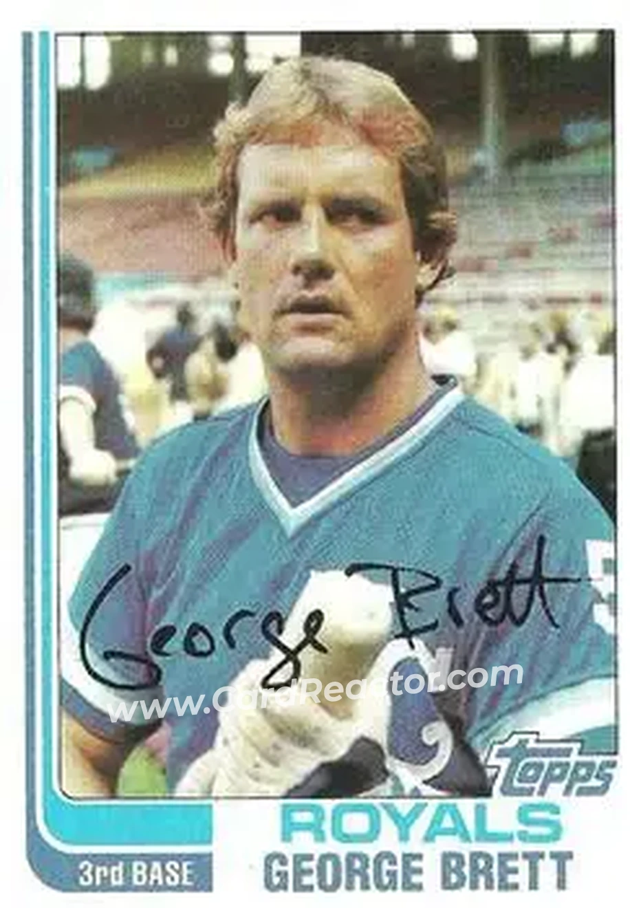 1982 Topps #200 - George Brett - Kansas City Royals - Front
