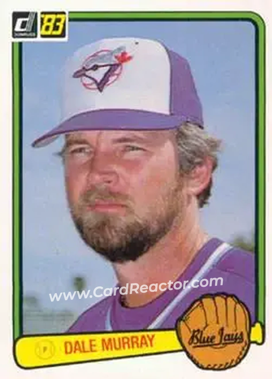 1983 Donruss #381 - Dale Murray - Toronto Blue Jays - Front 1983 Donruss #381 - Dale Murray - Toronto Blue Jays - Front