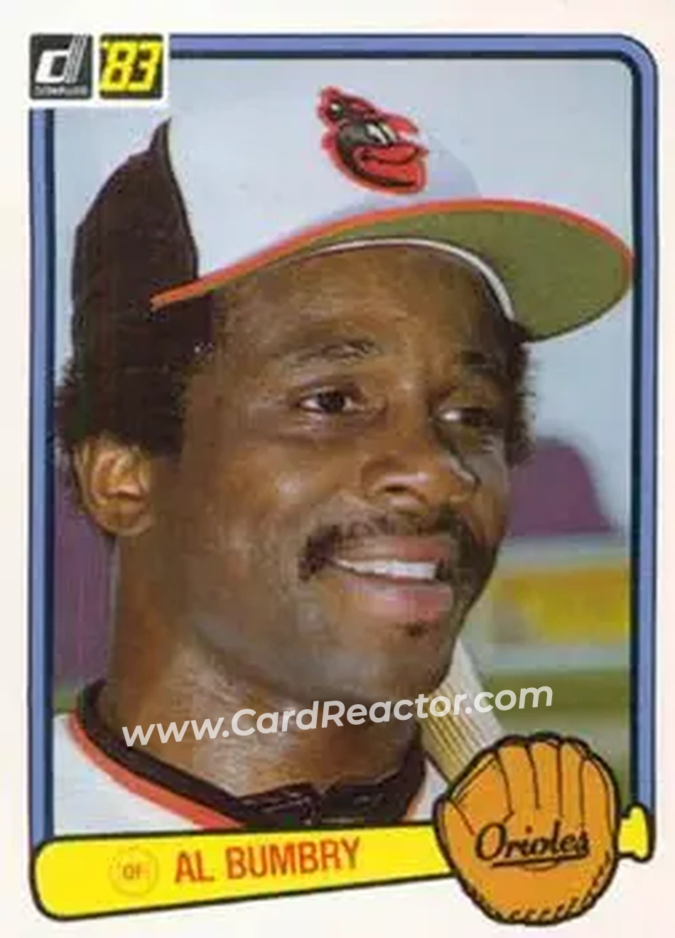 1983 Donruss #383 - Al Bumbry - Baltimore Orioles - Front