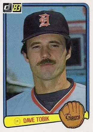 1983 Donruss #385 - Dave Tobik - Detroit Tigers